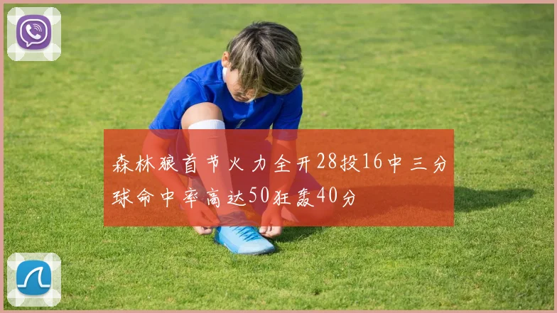 森林狼首节火力全开28投16中三分球命中率高达50狂轰40分